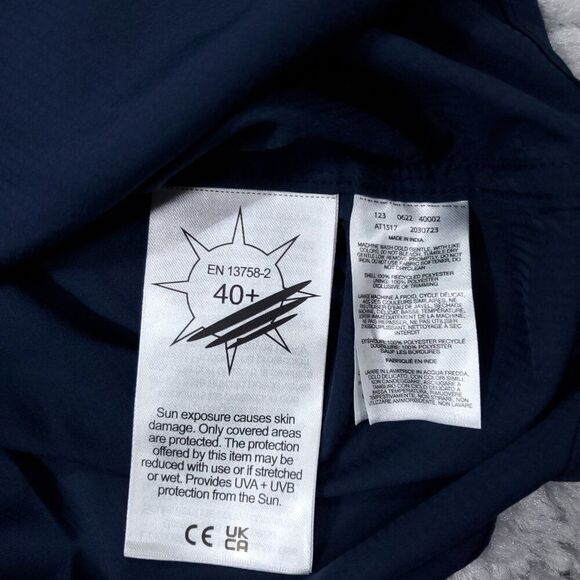 Columbia Omni Shade Men's Silver Ridge Utility Lite Shirt Dark Blue Size 2XT - Picture 7 of 9